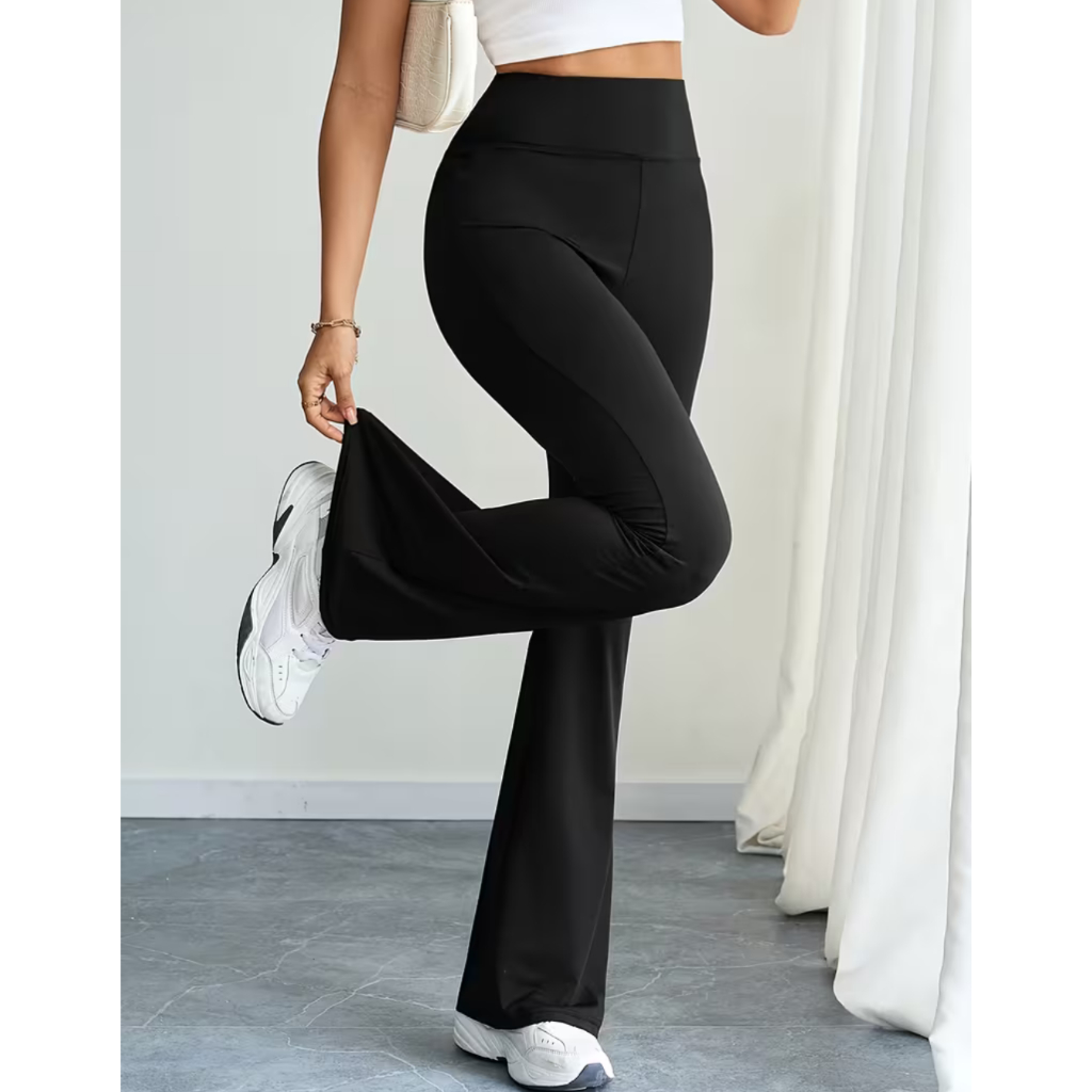 alça Legging Feminina Flare Suplex Bailarina LaMovie Academia Treino Yoga Tecido Premium