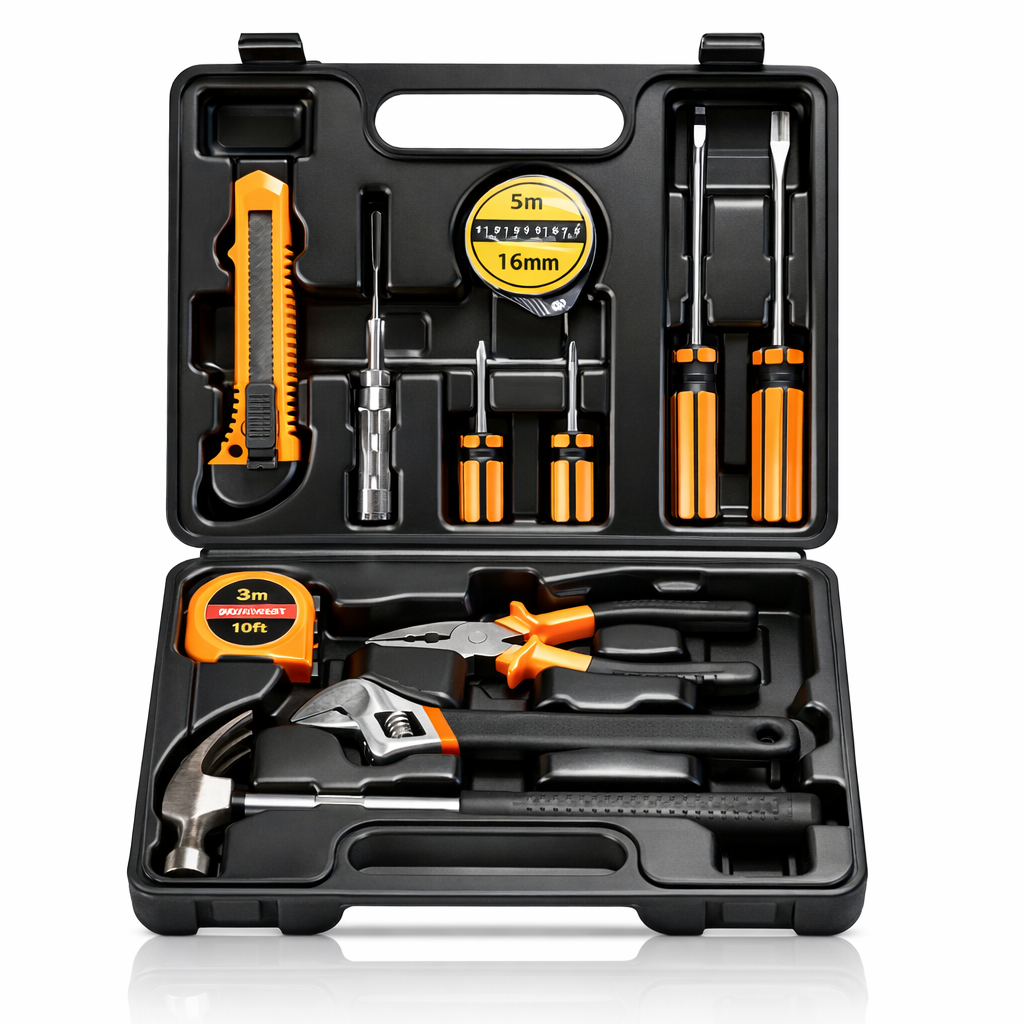 Kit Maleta De Ferramentas Com 12 Peças Martelo Alicate Chaves em Oferta na Shopee