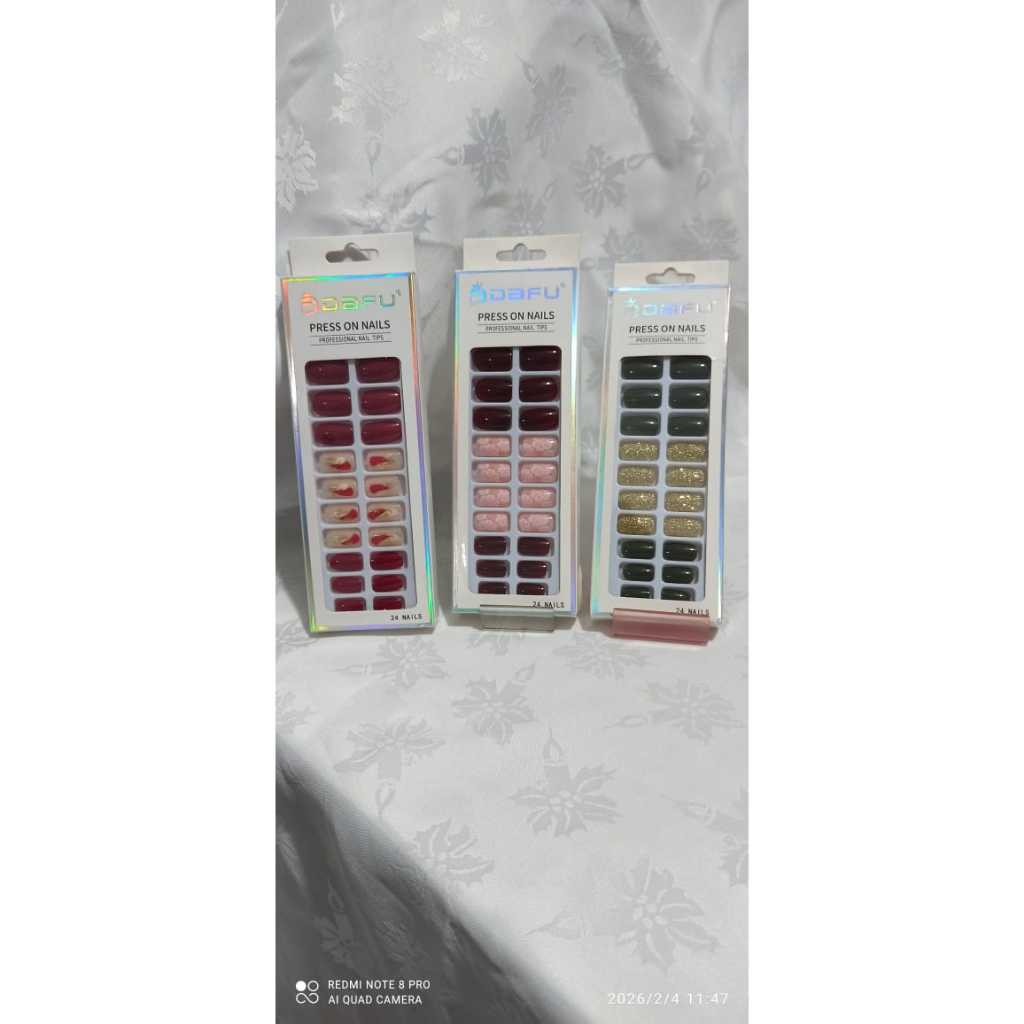 Unhas Postiças Press on Nails Dafu
