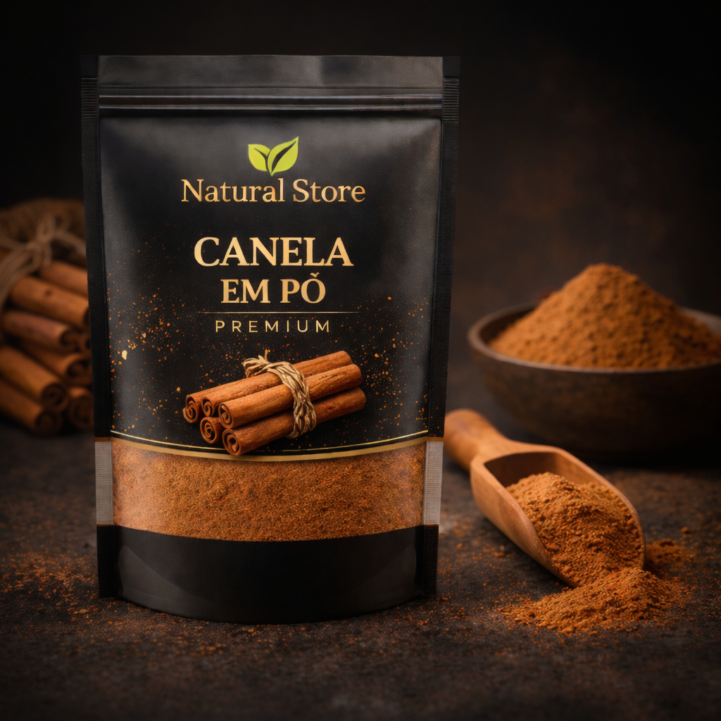 Canela em Pó Natural Selecionada – 100% Pura, Ideal para Chá, Café, Doces e Receitas em Oferta na Shopee