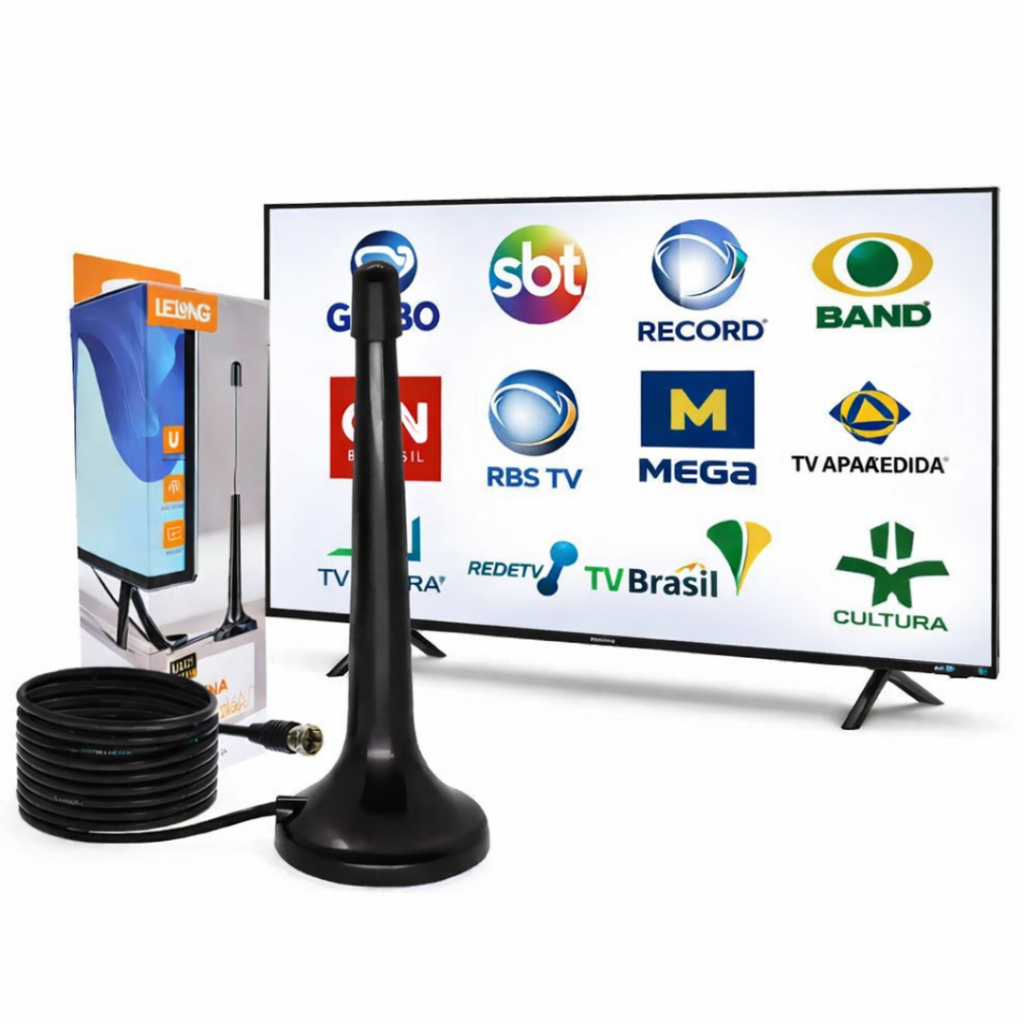 Antena Digital 4k Hd Para Tv Aoc Tcl Cce 3d Smart Lcd Hd Tv