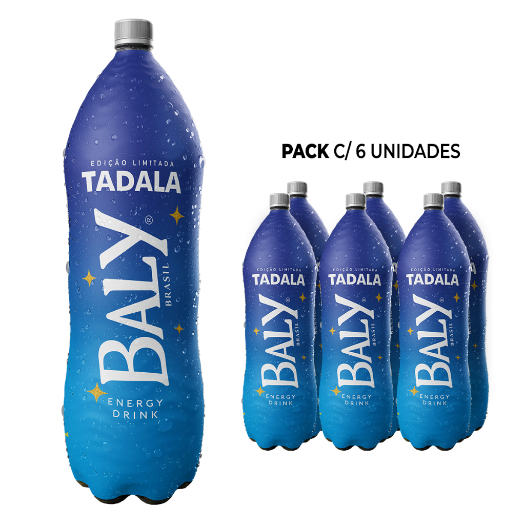 Imagem Pack Energético Baly Energy Drink Tadala 2L