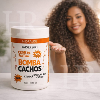 Creme de Pentear SOS Bomba Cachos Mascara 2 em 1 - Cachedos e Crespos - Hidralize 1kg em Oferta na Shopee