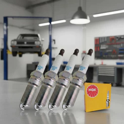 Jogo Velas NGK Courier Ecosport Escort Fiesta Focus Ka Zetec Rocam 1.6 8v Gasolina ou Flex
