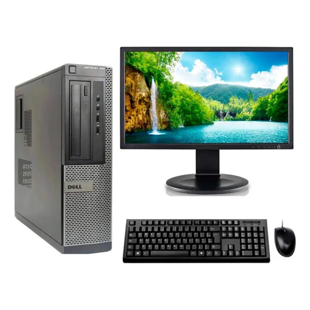 KIT 19" COMPUTADOR CORE I3 ou I5 GERAÇÃO 4GB HD 160GB COM MONITOR RODA JOGOS