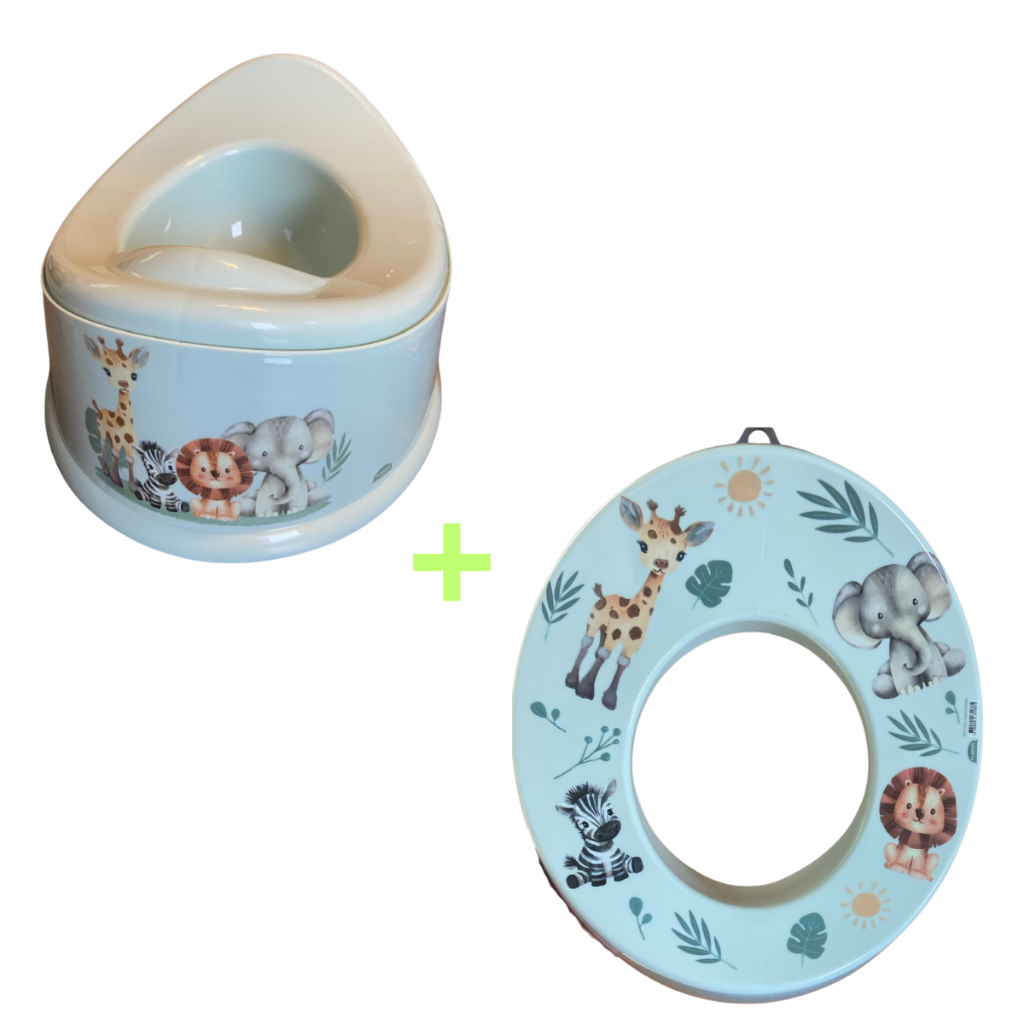 Conjunto Assento Redutor e Urinol Infantil Penico Mictório Troninho Vaso Sanitário