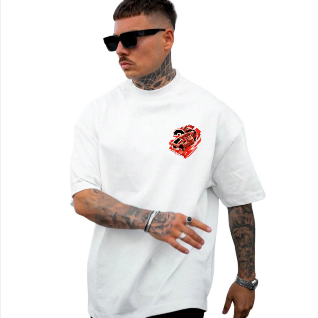 Camiseta Oversized  Masculina Streetwear Treino Esportes Academia
