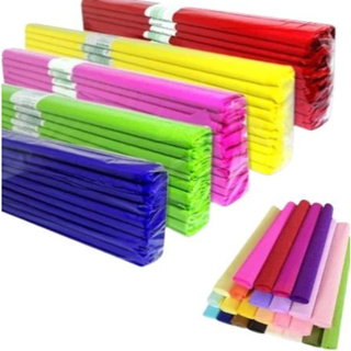 PAPEL CREPOM  KIT 10 UND SORTIDO 48CMx2 METROS ARTFLOC em Oferta na Shopee