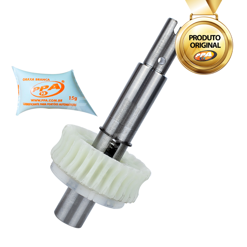 Conjunto Eixo Principal Dz Eurus Steel 1:30 Coroa Interna Nylon Z30 + Graxa PPA