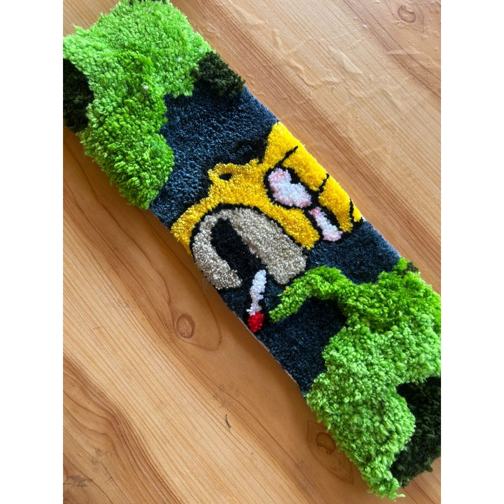 Apoio de Pulso Homer Simpson  Artesanal 50x16cm | Mouse e Teclado