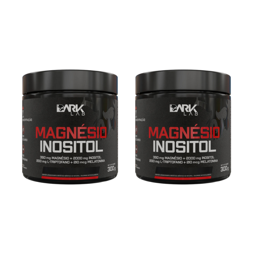 Kit 2x Magnésio Inositol 300g - Dark Lab em Oferta na Shopee