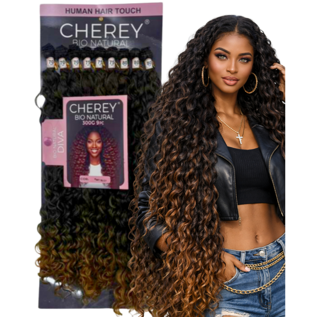 Cabelo Diva Bio Natural Cacheado 300g Comprimento 80cm