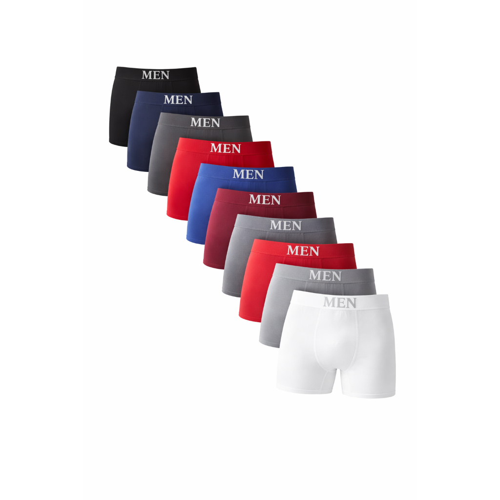 Kit Até 10 Cueca Boxer Sem Costura Men Box Masculina Conforto em Oferta na Shopee