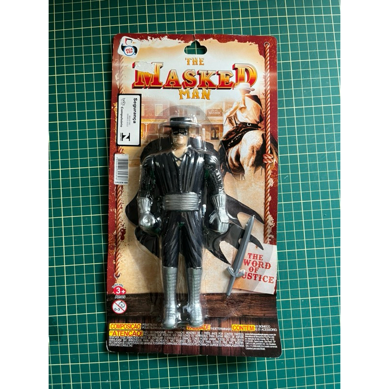 Boneco Colecionável Zorro Lacrado!