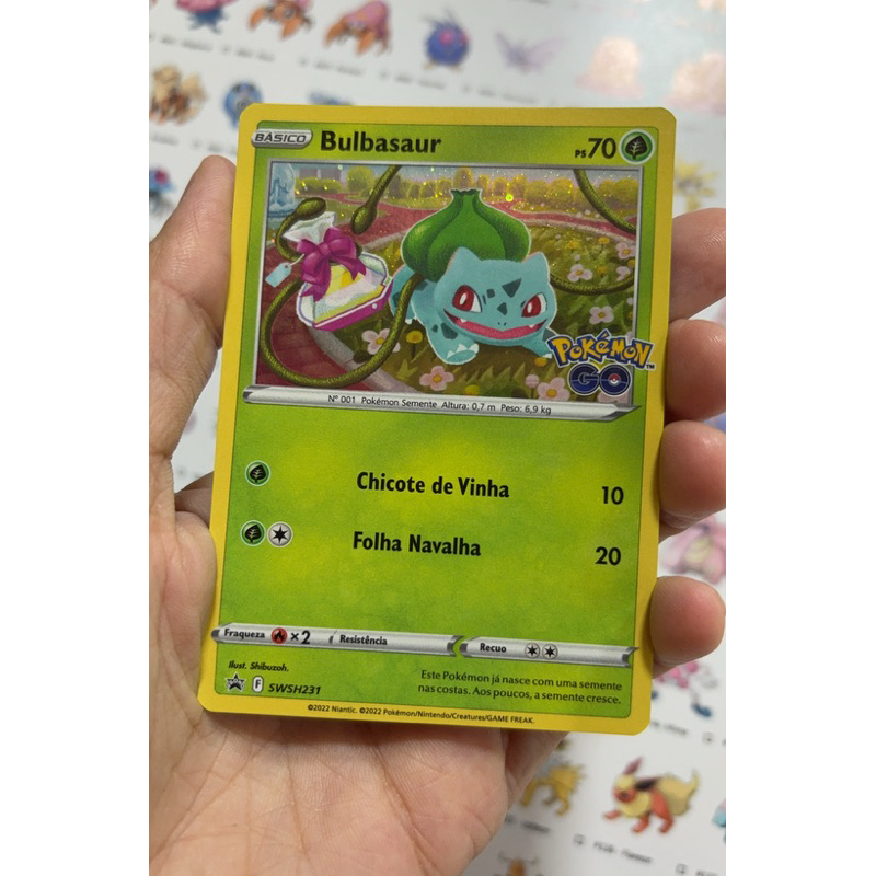 Carta Pokémon Promo Bulbasaur Pokémon GO - SWSH231