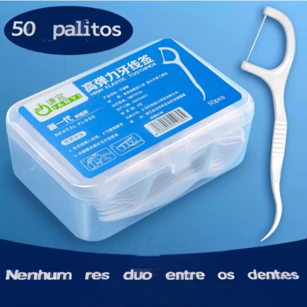 Kit  50/100/150/200 Unidades De Fio Dental Arqueado Ultrafino Para Uma Limpeza Eficaz Dentes Palitos em Oferta na Shopee