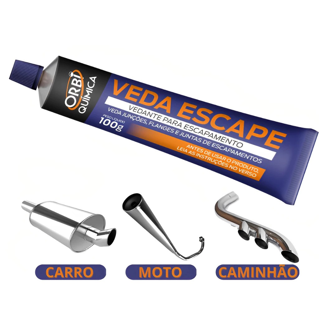 Cola Veda Escapamento de Alta Temperatura Carro Moto Caminhão