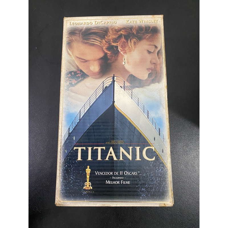 TITANIC VHS BOX DUPLO – Relíquia (funcionando bem conforme video)