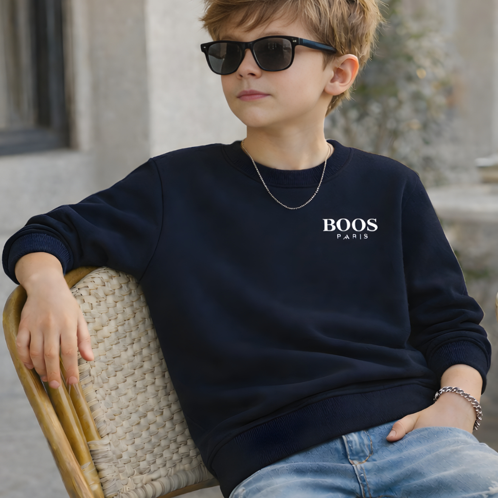 Moletom Infantil Meninos Juvenil Street Estiloso Flanelado Gola Redonda 02 ao 12 em Oferta na Shopee