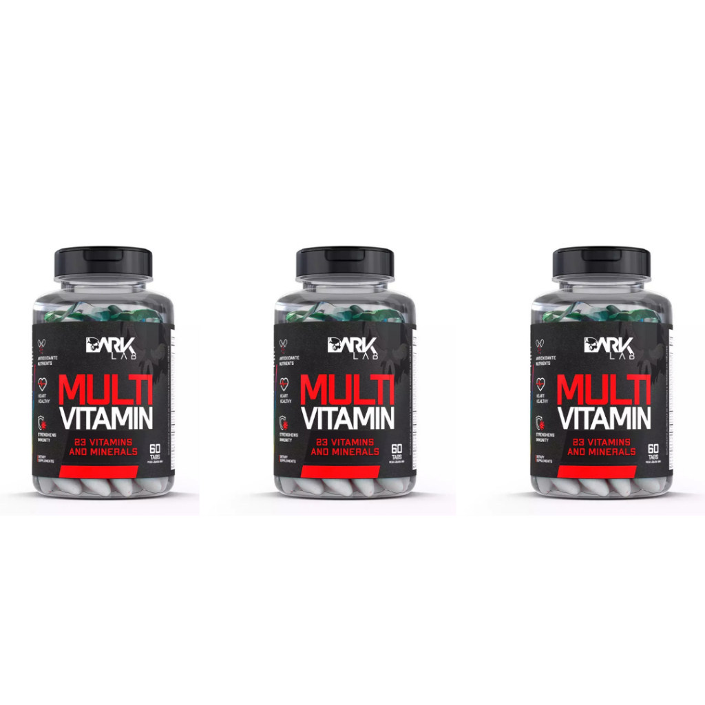 Kit 3x Multivitaminico 60 Capsulas - Dark Lab