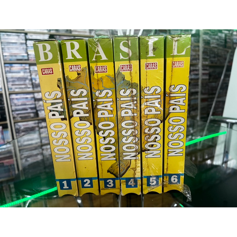 VHS “Coleção Caras - Brasil Cultural, Nosso País” - 6 fitas