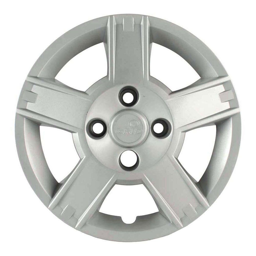 Jogo De Calota Fiesta Hatch/sedan 2008/2010 Aro 14 Prata Grid 014CB