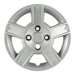Jogo De Calota Fiesta Hatch/sedan 2008/2010 Aro 14 Prata Grid 014CB