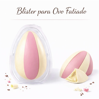 Blister Plástico Transparente 350g - Ideal para Ovo Fatiado | Caixa com 5un | Embalagem Premium Confeitaria Páscoa Doce em Oferta na Shopee