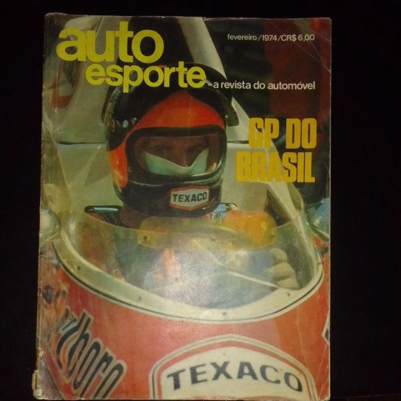 Revista Auto Esporte 1974 GP Brasil Fórmula 1