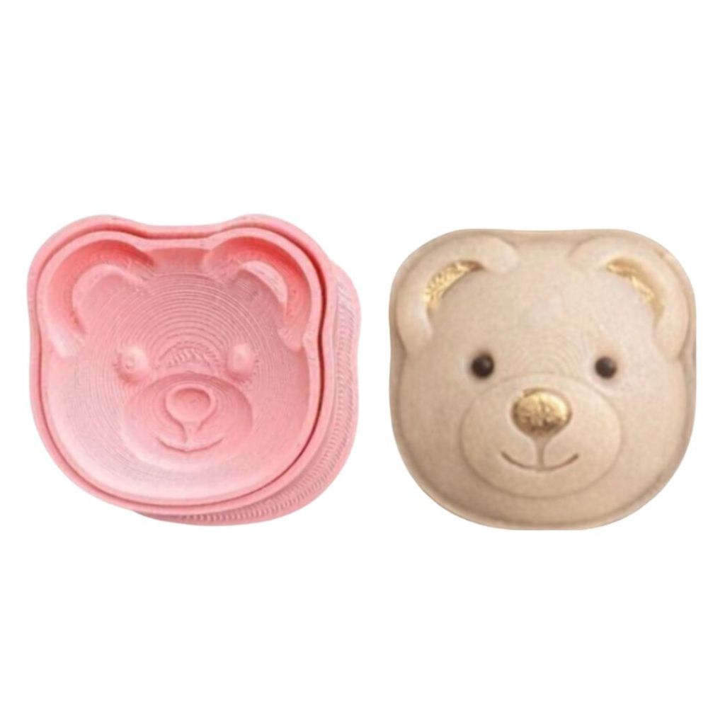 Modelador Ejetor Ursinho para Brigadeiro, Doce, Docinhos Confeitaria - 2 Peças