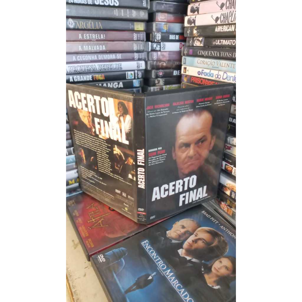 DVD – Acerto final - Original, estrelado por Jack Nicholson e dirigido por Sean Penn NOVO Impecavel