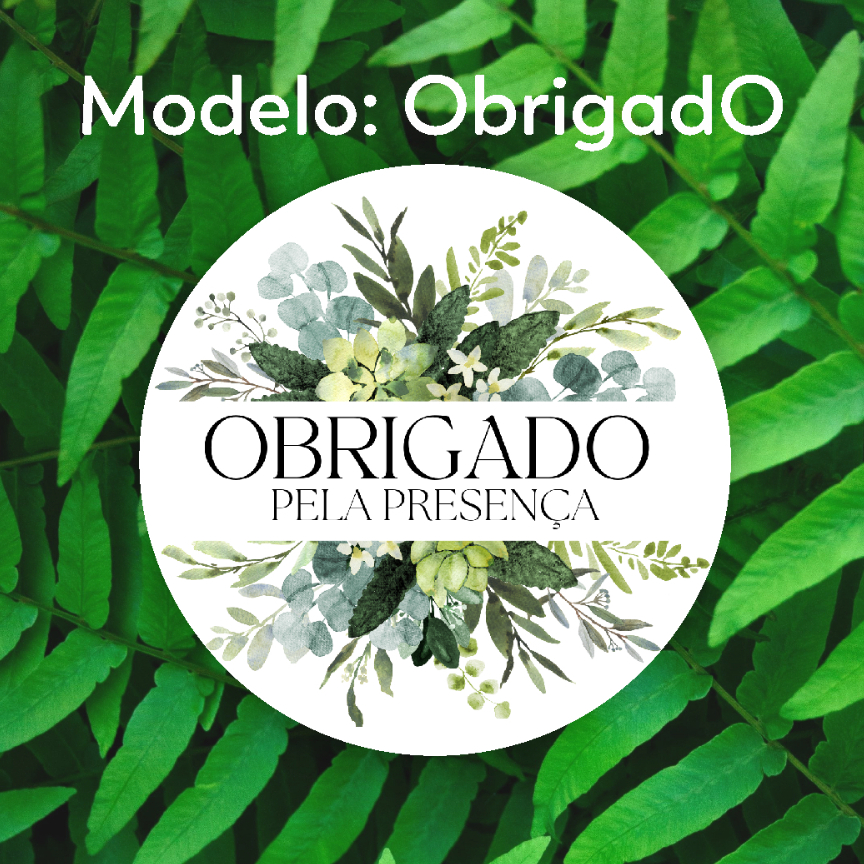 Adesivos ''Obrigada pela presença'' - Obrigado - Bem casado - casamento/aniversário/chá em Oferta na Shopee