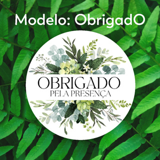 Adesivos ''Obrigada pela presença'' - Obrigado - Bem casado - casamento/aniversário/chá em Oferta na Shopee