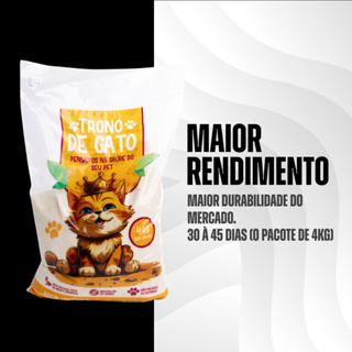 Areia Biodegradavel Biofina Trono de Gato em Oferta na Shopee