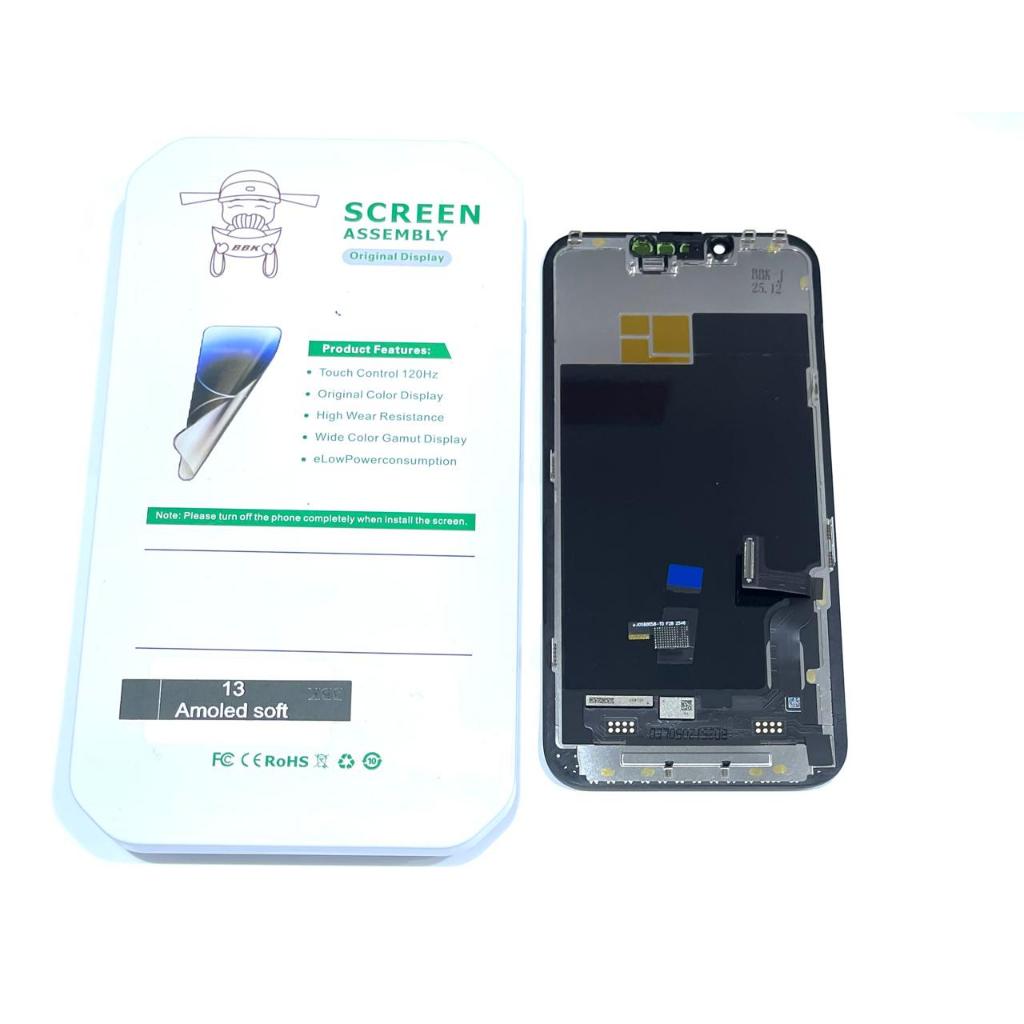 Tela Frontal Compatível Iphone 13 Amoled 120hz Bbk