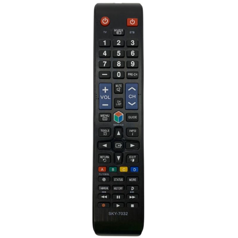 Controle Remoto SKY-7032 Universal para Tv Samsung Smart Hub todos os modelos