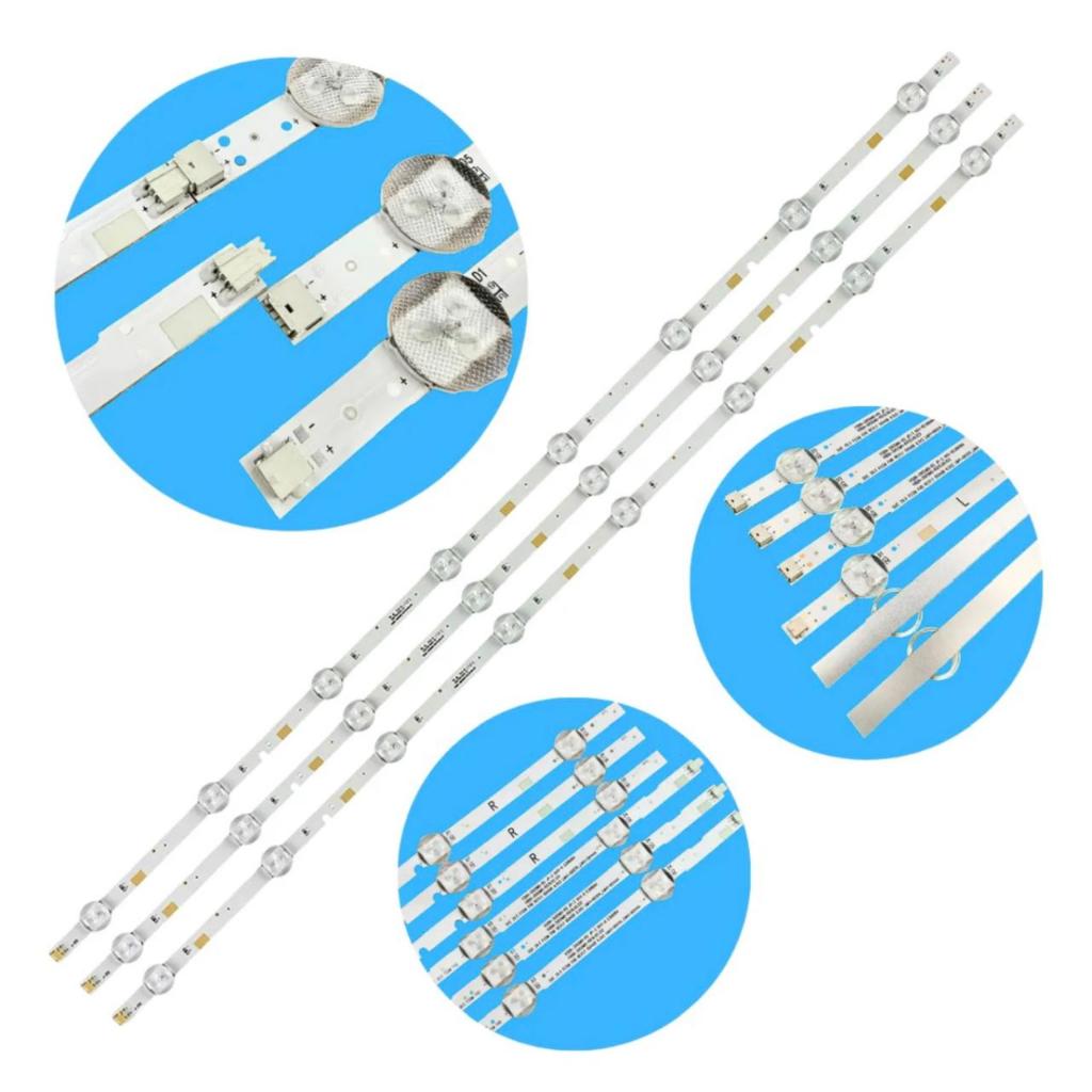 Kit Barra De Led Compatível TV Un40j5200ag Un40j5200 em Oferta na Shopee