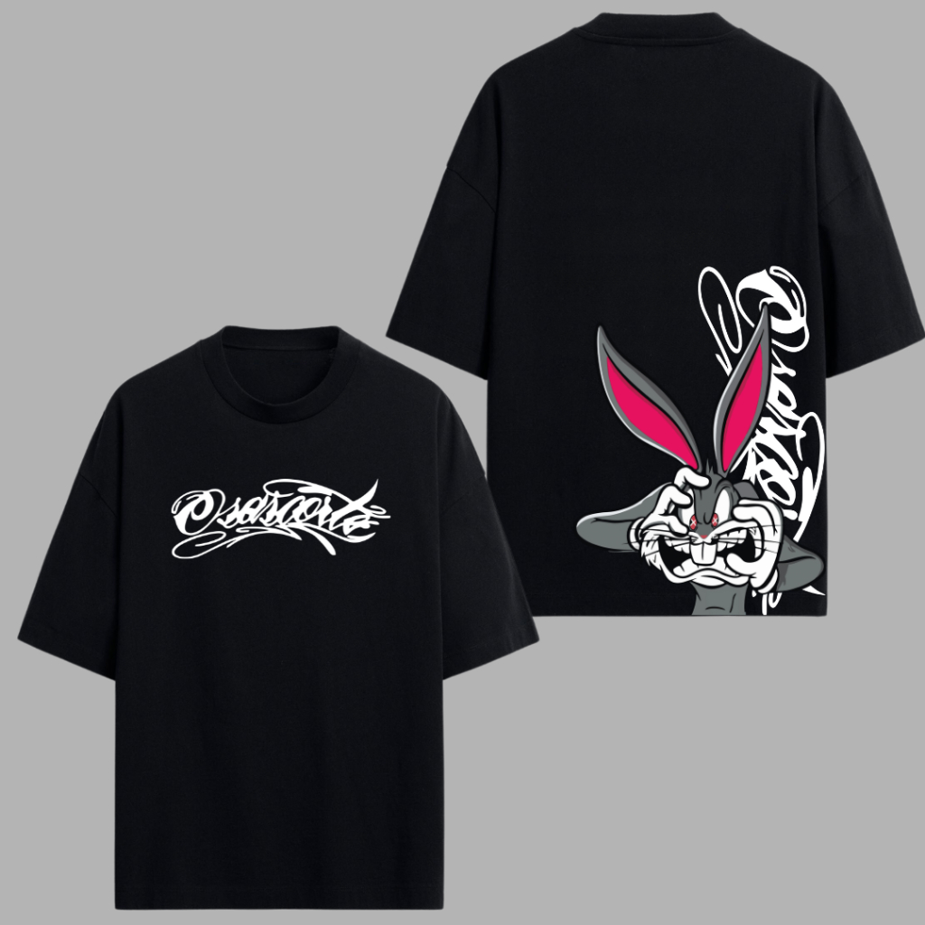 camiseta 244 grau pernalonga camisa motoqueiro blusa t-shirt ossascorte