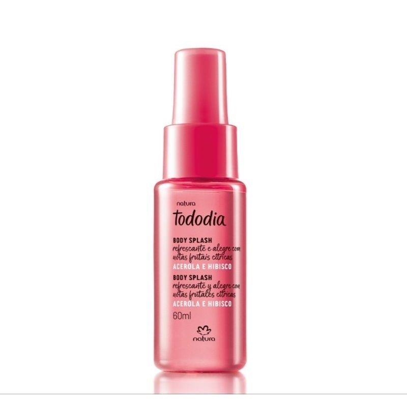Mini Body Splash Acerola e Hibisco 60ml Natura Tododia — R$ 31,00 em Shopee, 23% OFF