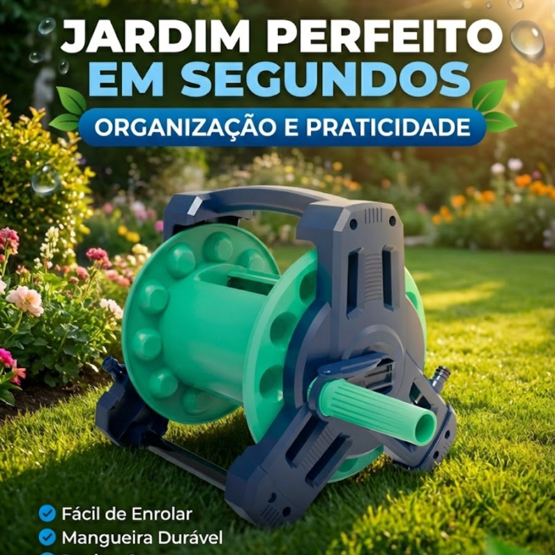 Enrolador para Mangueira até 20m