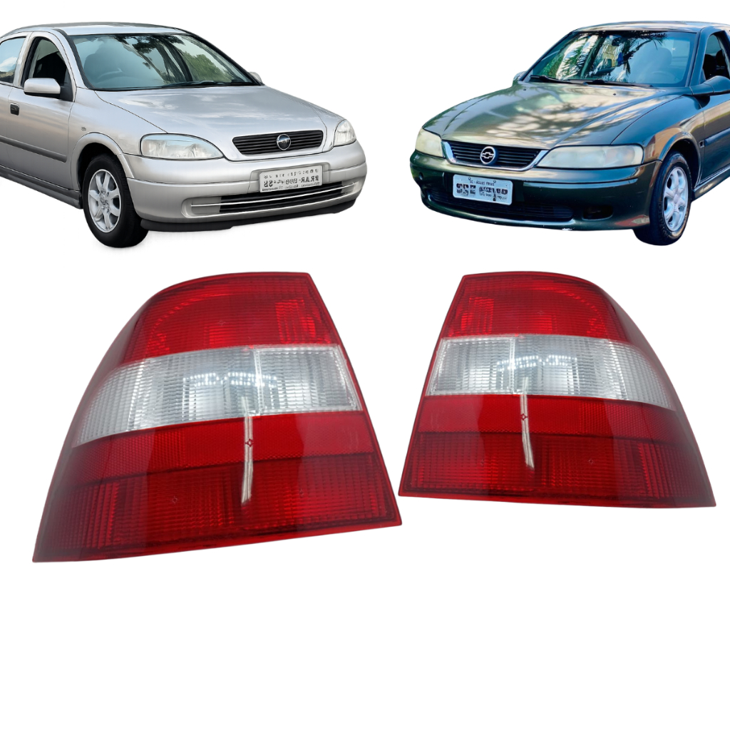 LANTERNA TRASEIRA VECTRA 1997 CRISTAL DUAS CORES (BICOLOR)