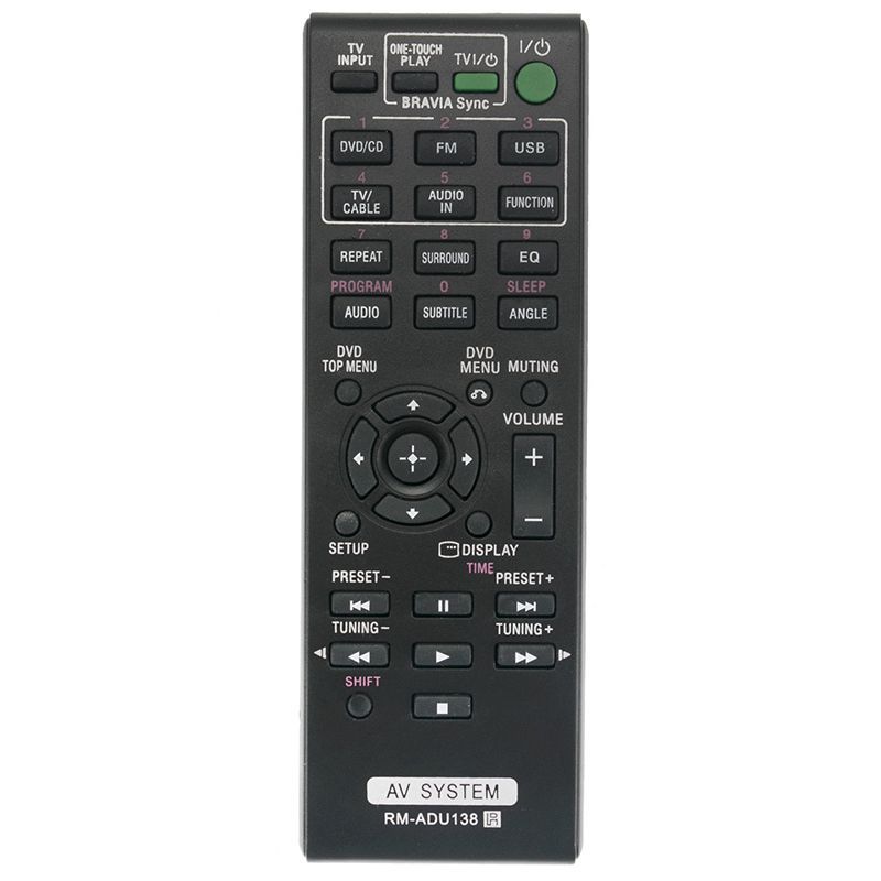 Controle Remoto Rm-adu138 P/ Home Dav-tz130 Tz135 Tz140