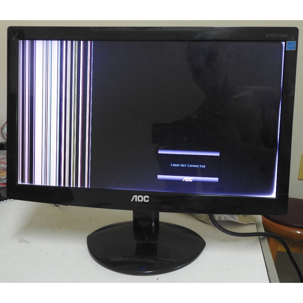 Placa fonte e Placa Sinal, Lógica para Monitor AOC e1621Swb