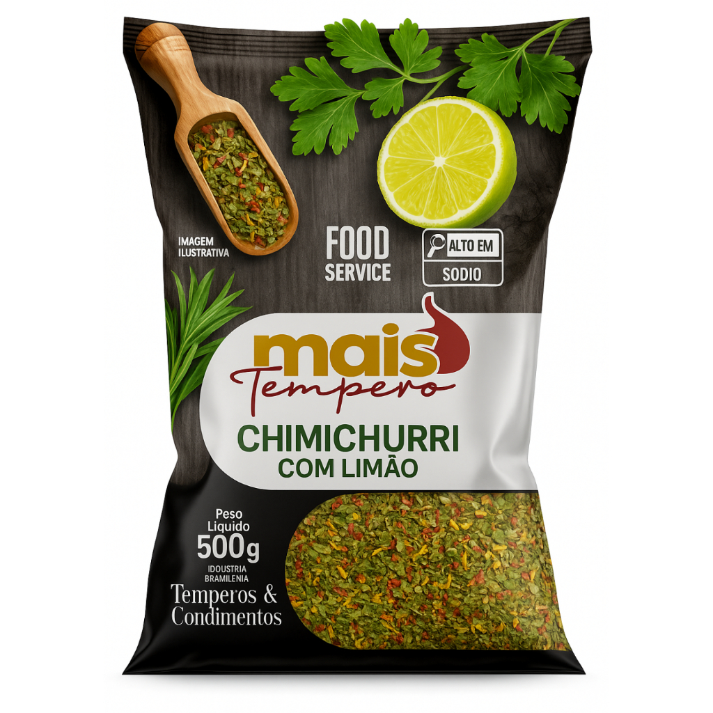 Tempero Chimichurri Original Com Limão (1kg ou 2kg)