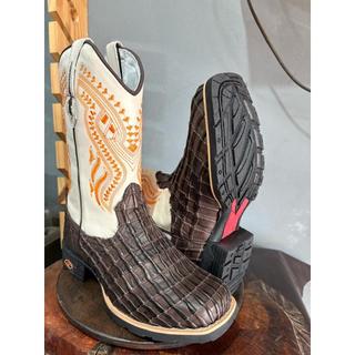 Bota Texana Crocodilo Bota Texana Exclusiva Artesanal
