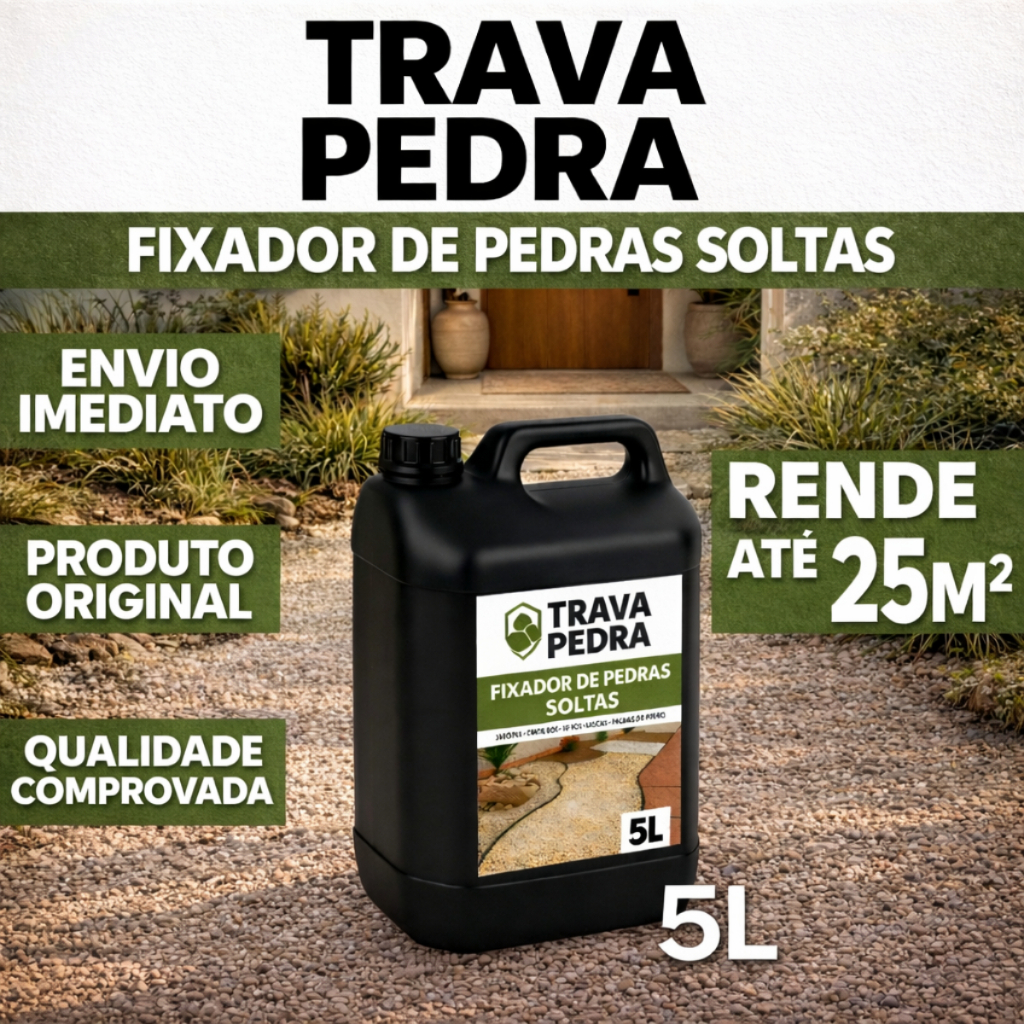 Trava Pedra 5L Protege e Realça Pedras Naturais Uso Interno Externo
