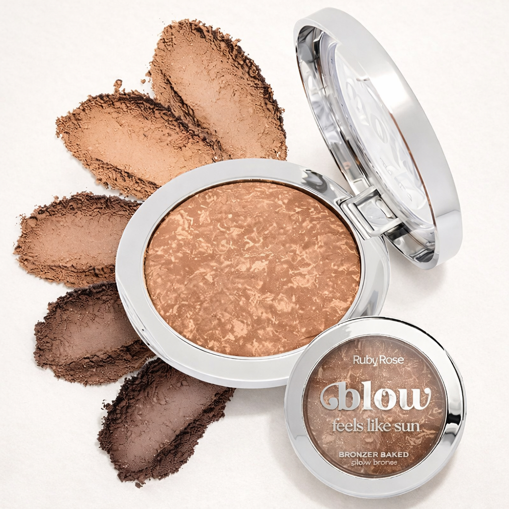 Bronzer Baked Feels Like Sun - Linha BLOW By RUBY ROSE