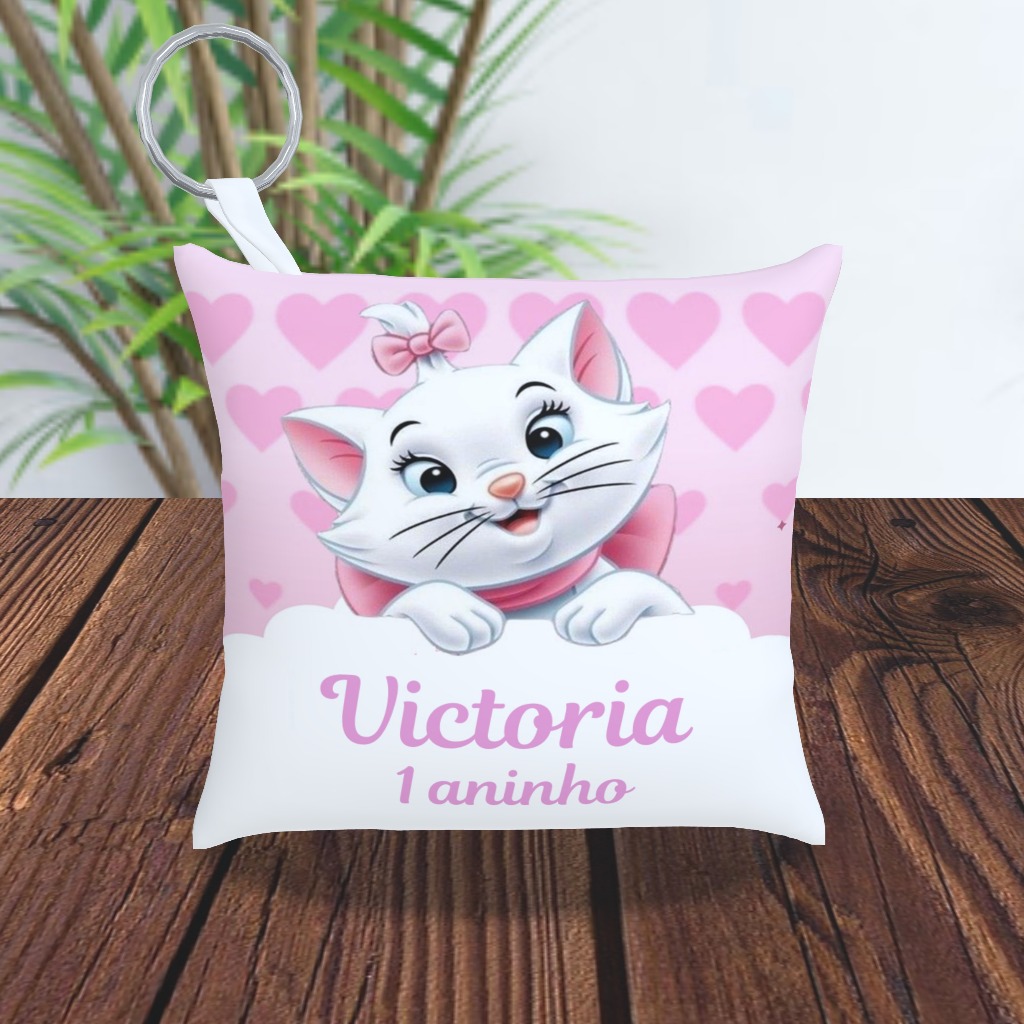 almochaveiro Gatinha Marrie arte frente e verso