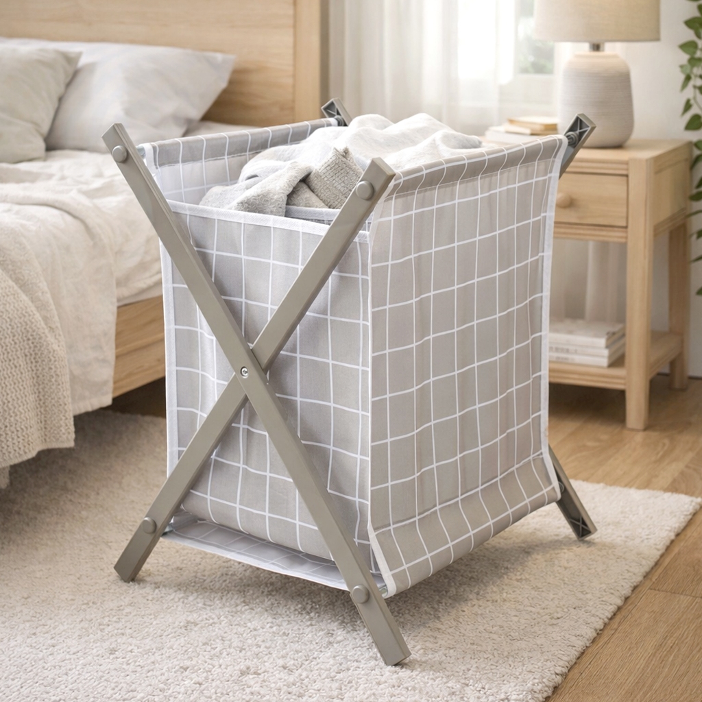 Cesto Roupa Suja Dobrável Compacto Multiuso Organização Brinquedos Organizador Lavanderia Banheiro em Oferta na Shopee