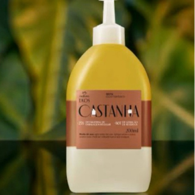 Óleo trifásico castanha Ekos Natura.